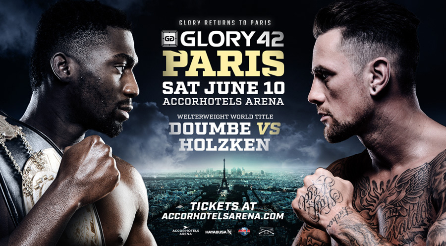 GLORY 42 Paris and GLORY 42 SuperFight Series Cards Completed