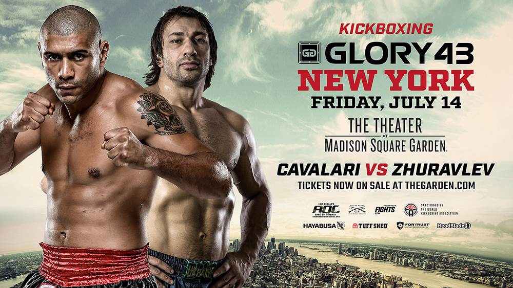 Former Light Heavyweight Champion Saulo Cavalari Meets Pavel Zhuravlev in GLORY 43 SuperFight Series Headline Bout