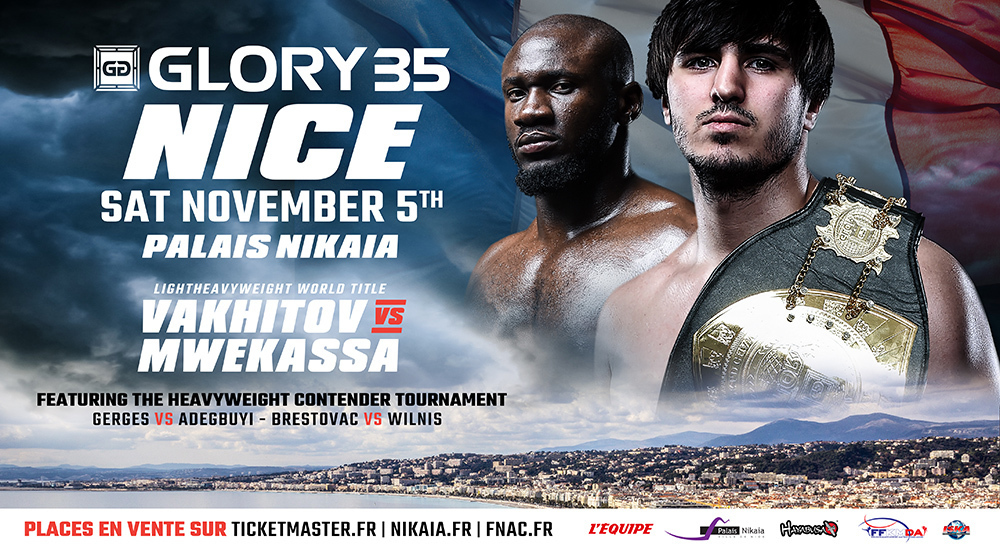GLORY 35 Nice and GLORY 35 SuperFight Series Cards Finalized