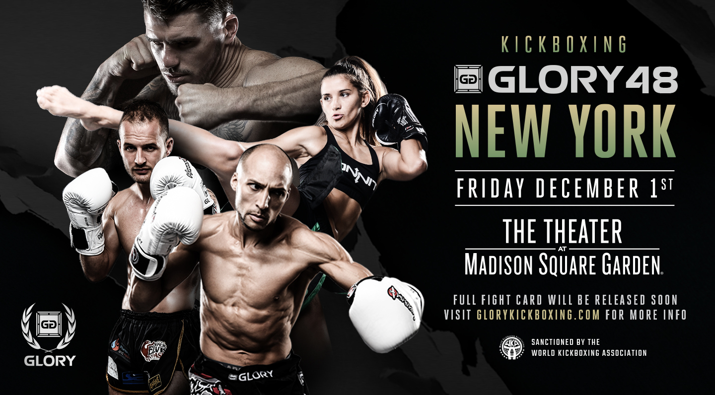 GLORY Returns to The Theater at Madison Square Garden in New York City with Two World Title Fights on Friday, Dec. 1