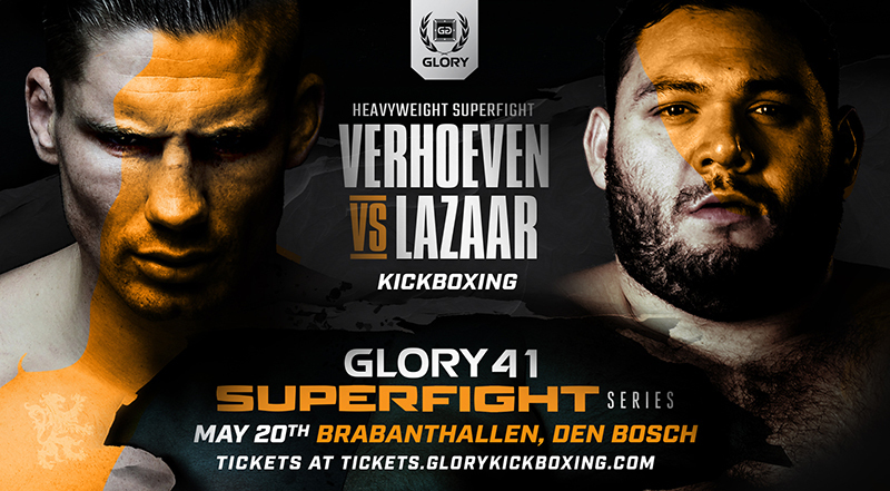 GLORY Signs Former Enfusion Champion Ismael Lazaar To Face Rico Verhoeven in GLORY 41 SuperFight Series Headline Bout