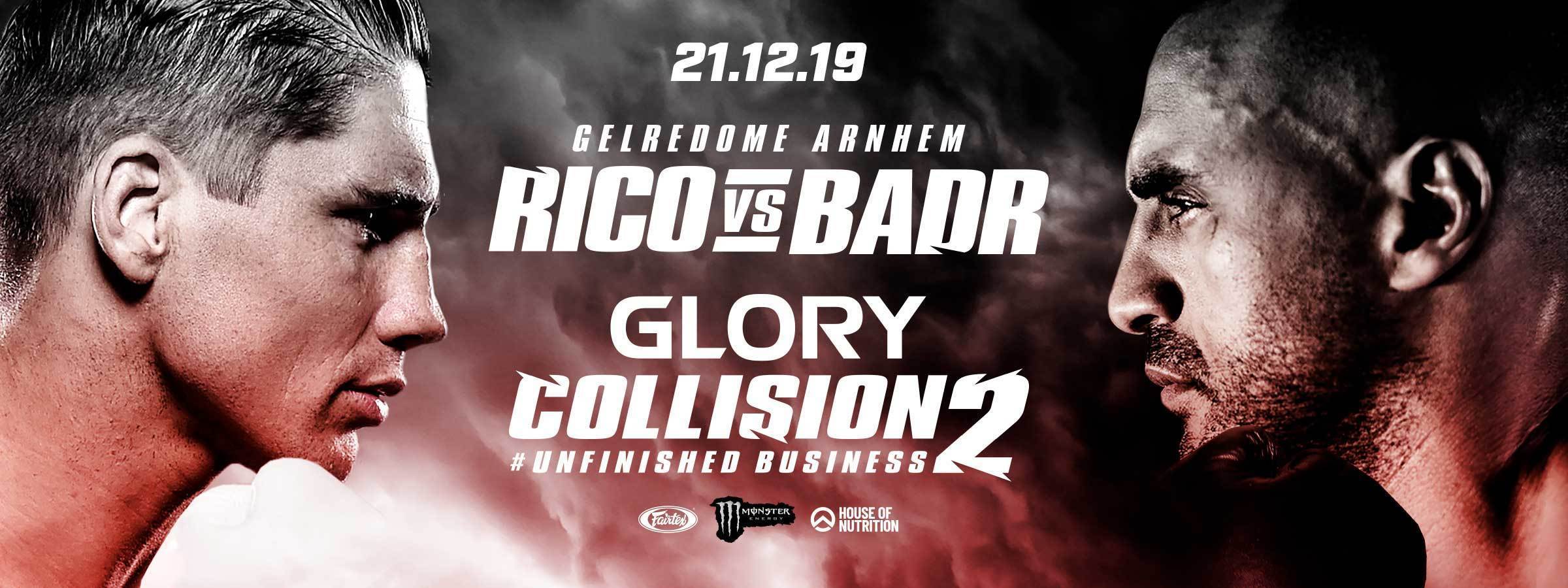 GLORY: COLLISION 2 GENERAL SALE COMMENCES WEDNESDAY