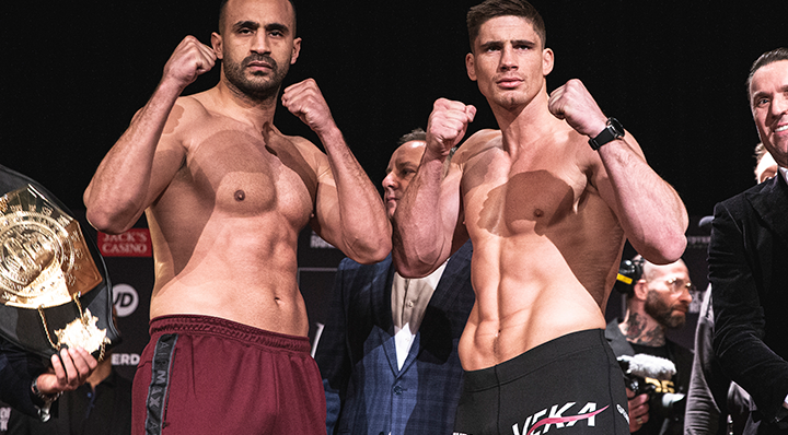 Badr Hari and Rico Verhoeven collide on UFC FIGHT PASS this weekend